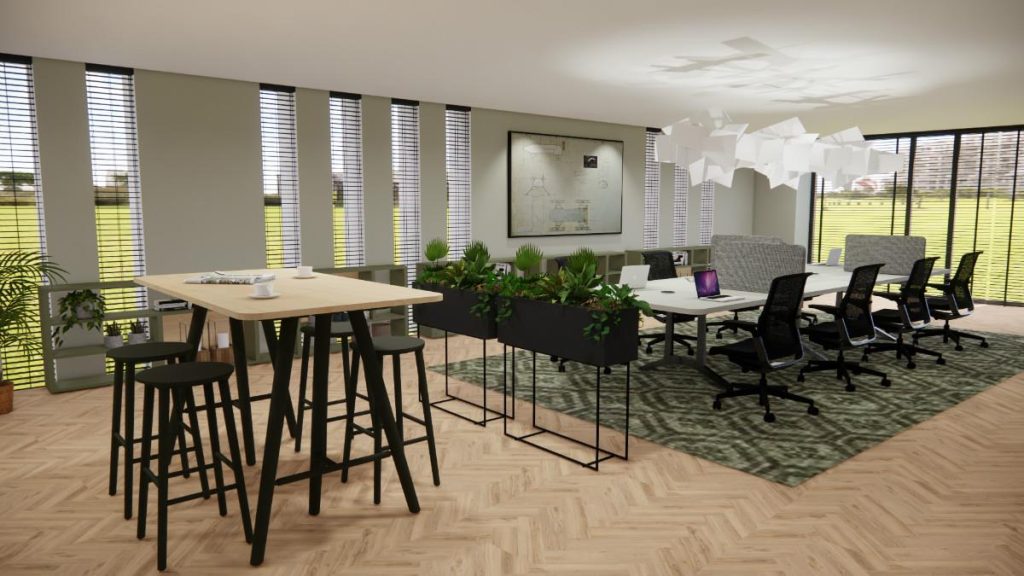 Brokx Projectinrichting: professionele kantoorinrichting met aandacht voor meubilair, verlichting en raambekleding